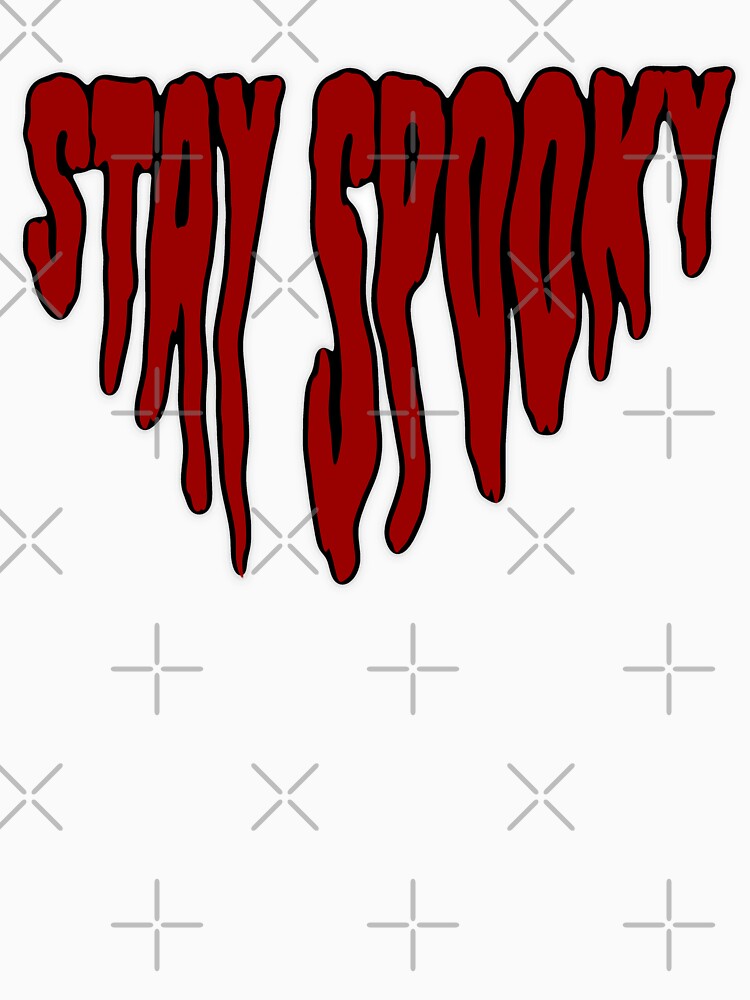 Stay spooky in red by spookdoodle.co