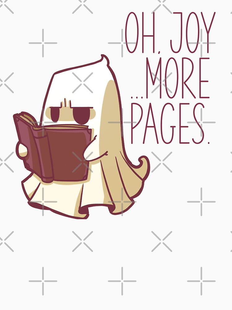 Sarcastic reading Sheet Ghost Ghost Book by EYESORE ART