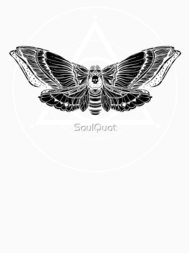 Abstract Death Head Moth by SoulQuot