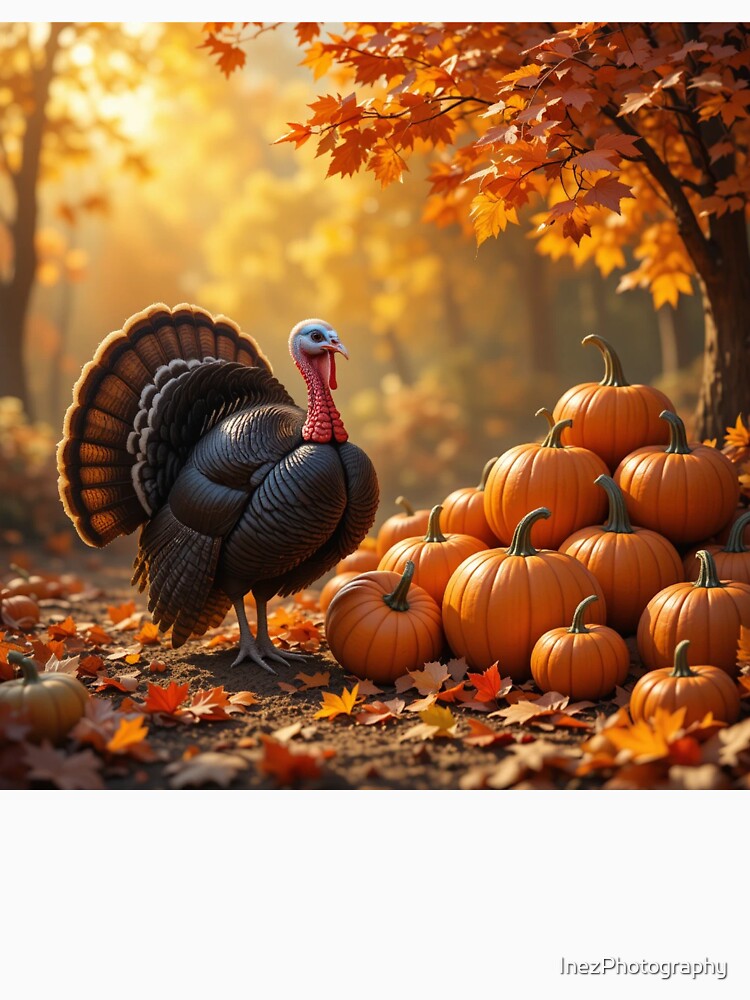 Autumn Feast: Turkey and Pumpkins by InezPhotography