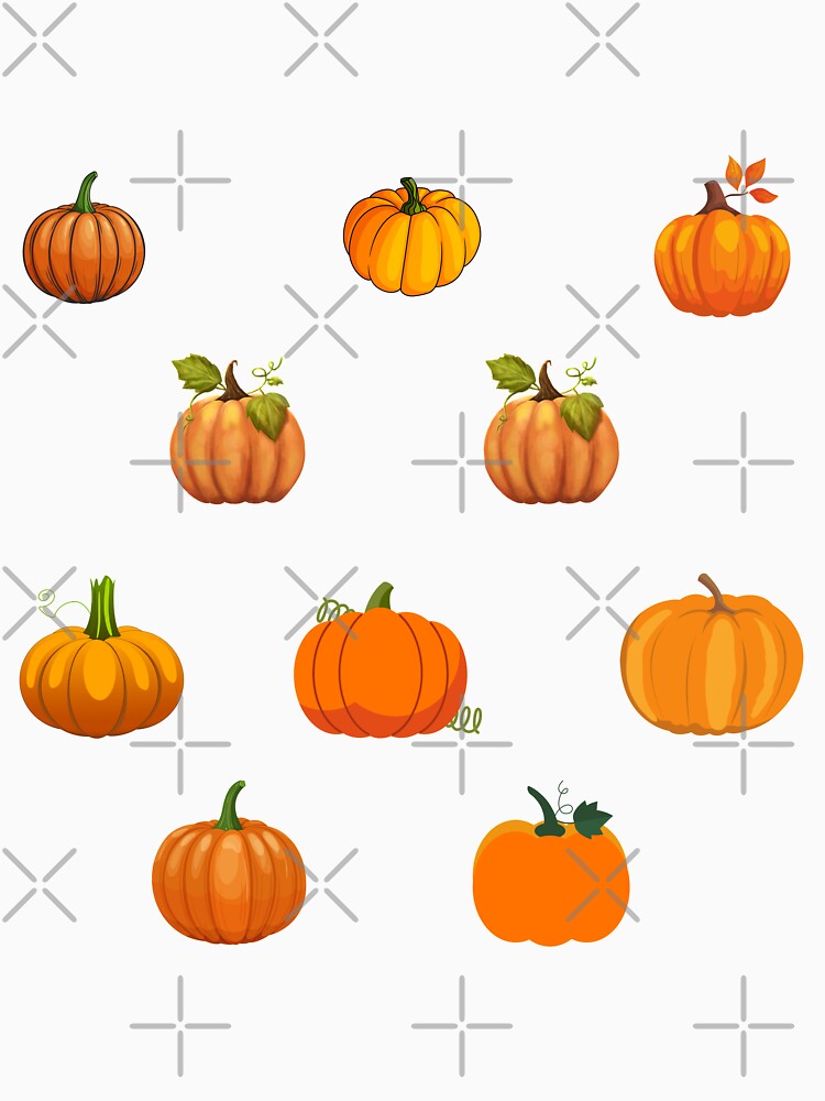 Halloween Scary and Funny Pumpkins Pattern by silviaol