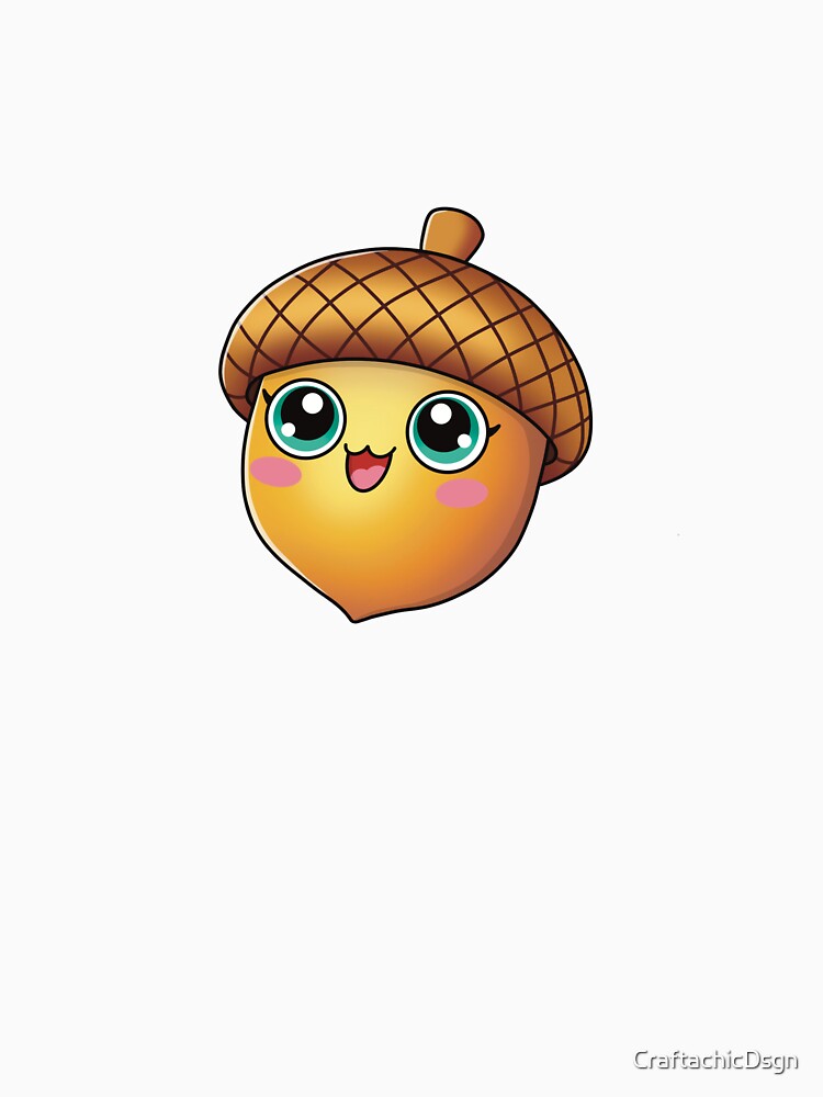 Cute Cartoon Acorn with big eyes by CraftachicDsgn