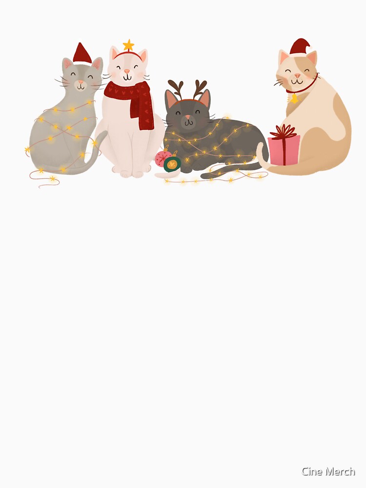 christmas cats by Cine Merch