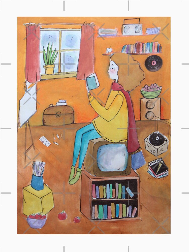 Cozy reading by pufilki