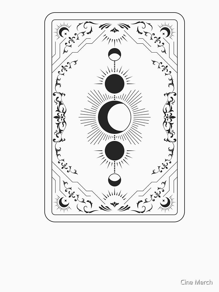 tarot moon card by Cine Merch