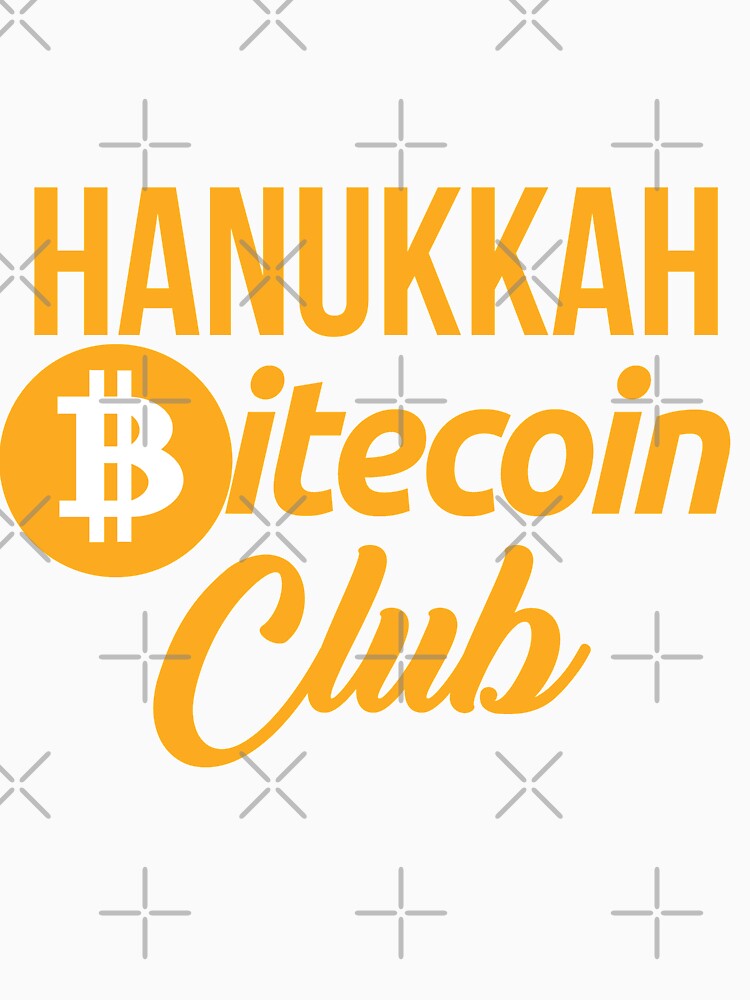 Chanukah Hanukkah Bitecoin /  Bitcoin Club - Happy Hannukah! - hannukah gelt by We-thePixels