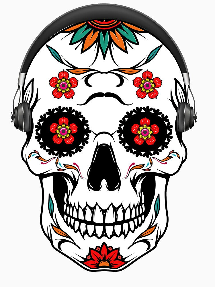 Sugar skull funny gift for lovers by LouzaArte