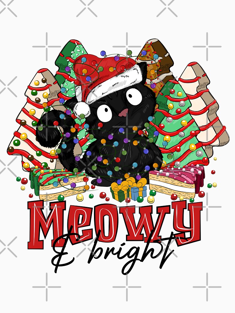 Meowy Catmas Cat Christmas Tree Xmas Girls Boys Funny Santa by Remixy ⭐⭐⭐⭐⭐