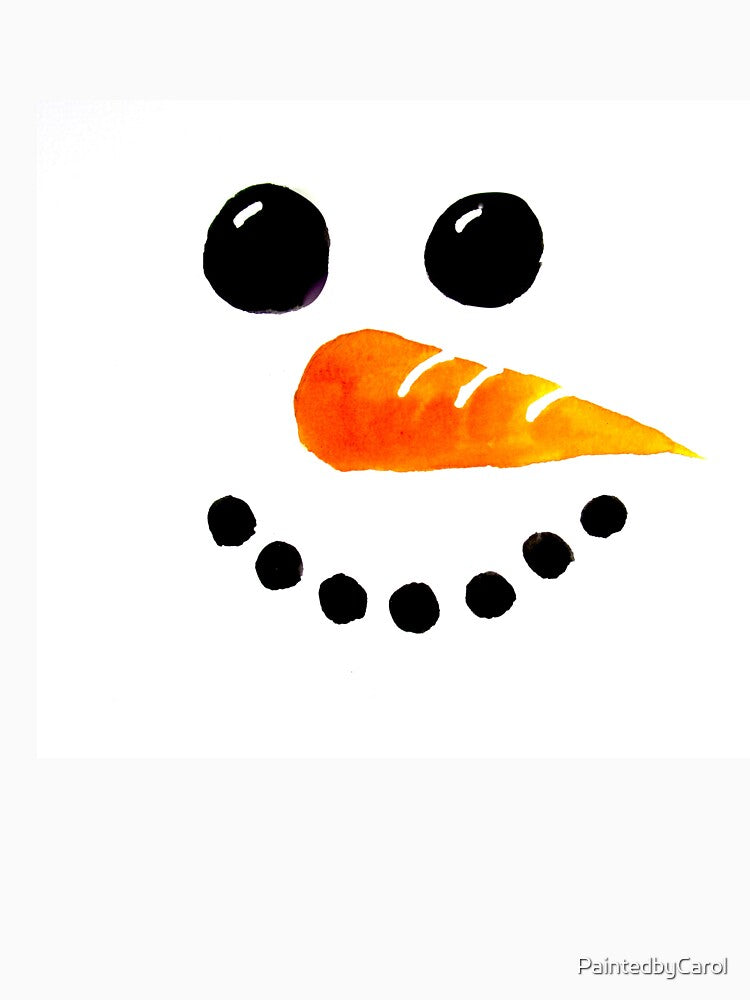 Snowman Face by PaintedbyCarol