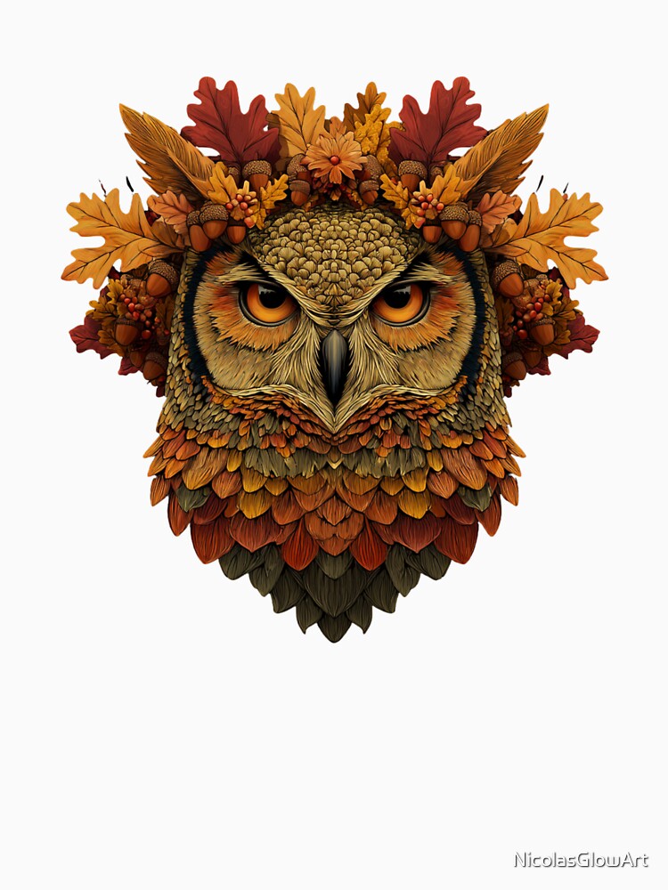 Owl Face by NicolasGlowArt