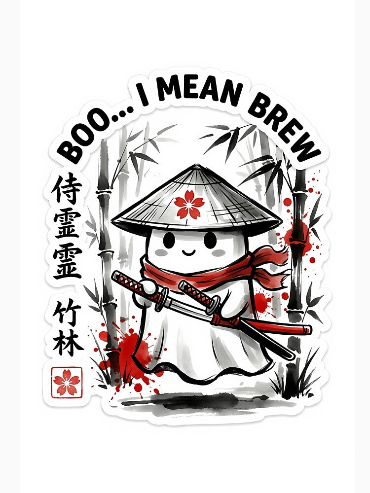Boo... I Mean Brew Samurai Ghost by SupernovaNote