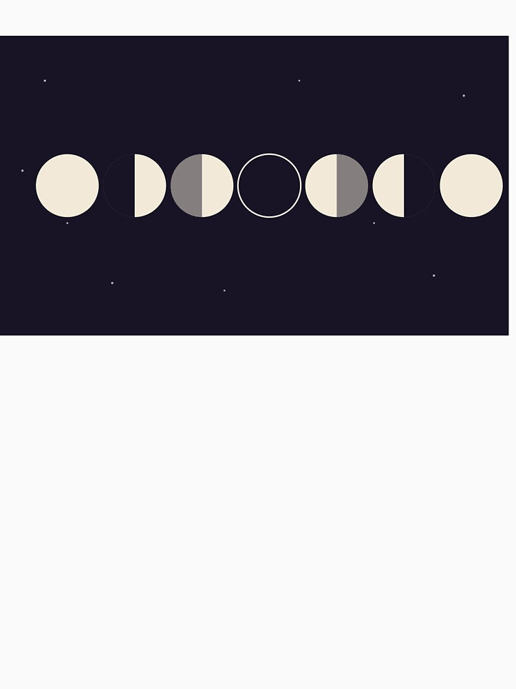Moon Phases Celestial Line Art by Best7Design