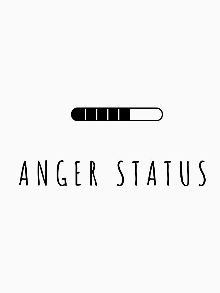 Anger status funny design by glooop