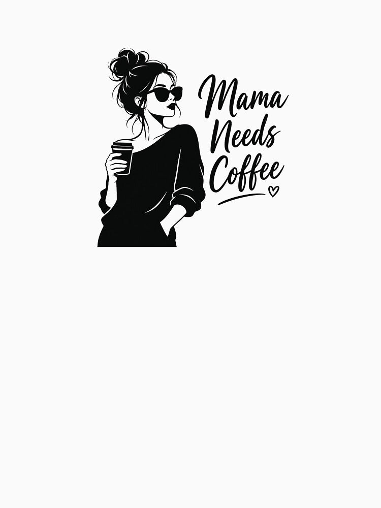 Messy Bun Mom Needs Coffee by NeoSakura