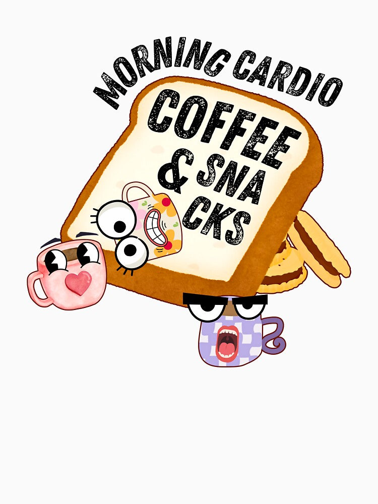 Morning Cardio: Coffee & Snacks – Funny Breakfast by bonnyinmind
