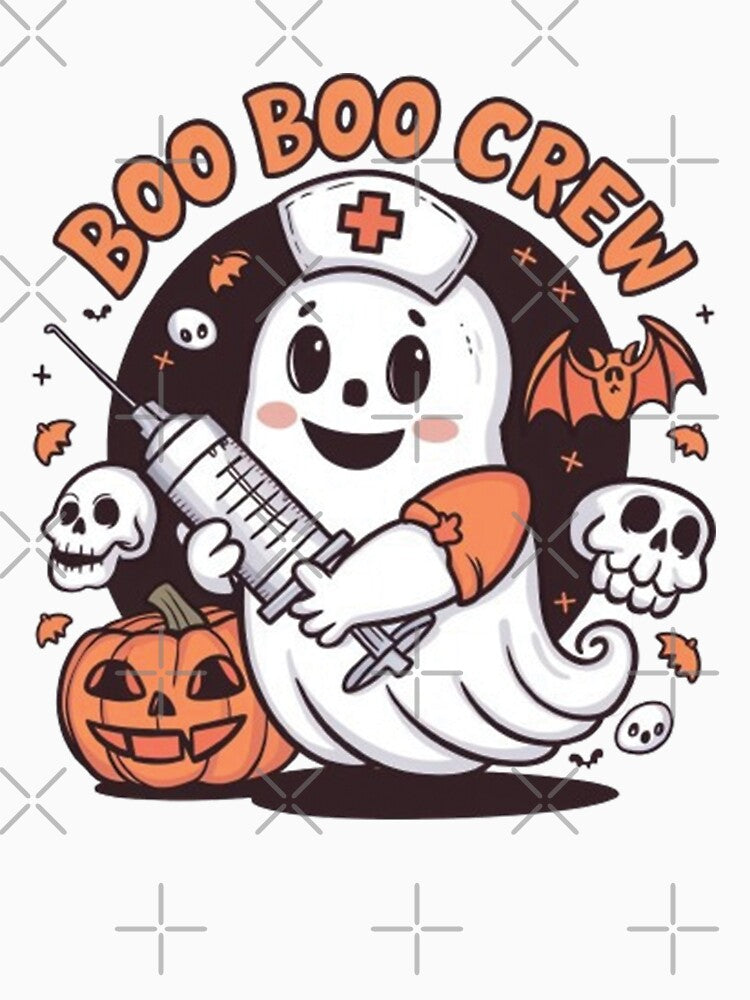 Boo Boo Crew T shirt,  Halloween Nurse Shirt, Funny Halloween T Shirt, Nurse Halloween T-Shirt, Nurse Gift for Nursing Student by cookigraphic