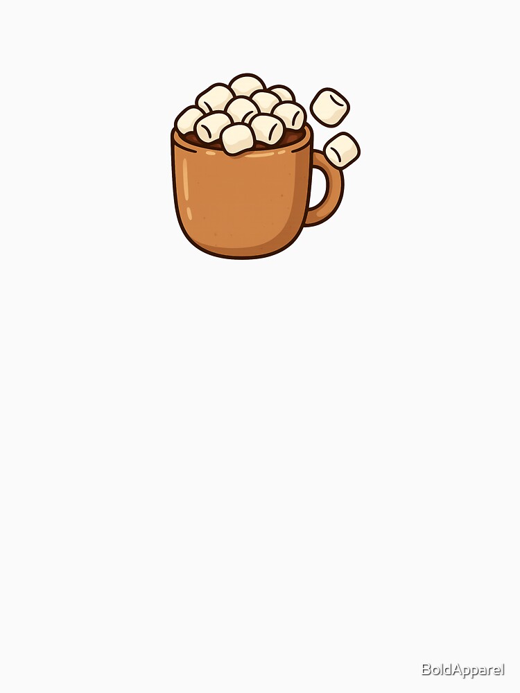 Cozy Hot Cocoa Mug with Marshmallow Overflow by BoldApparel