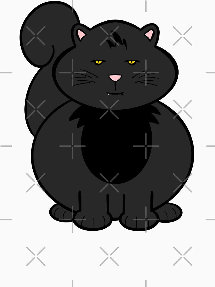 Grumpy Fat Cat by LucyGraphics