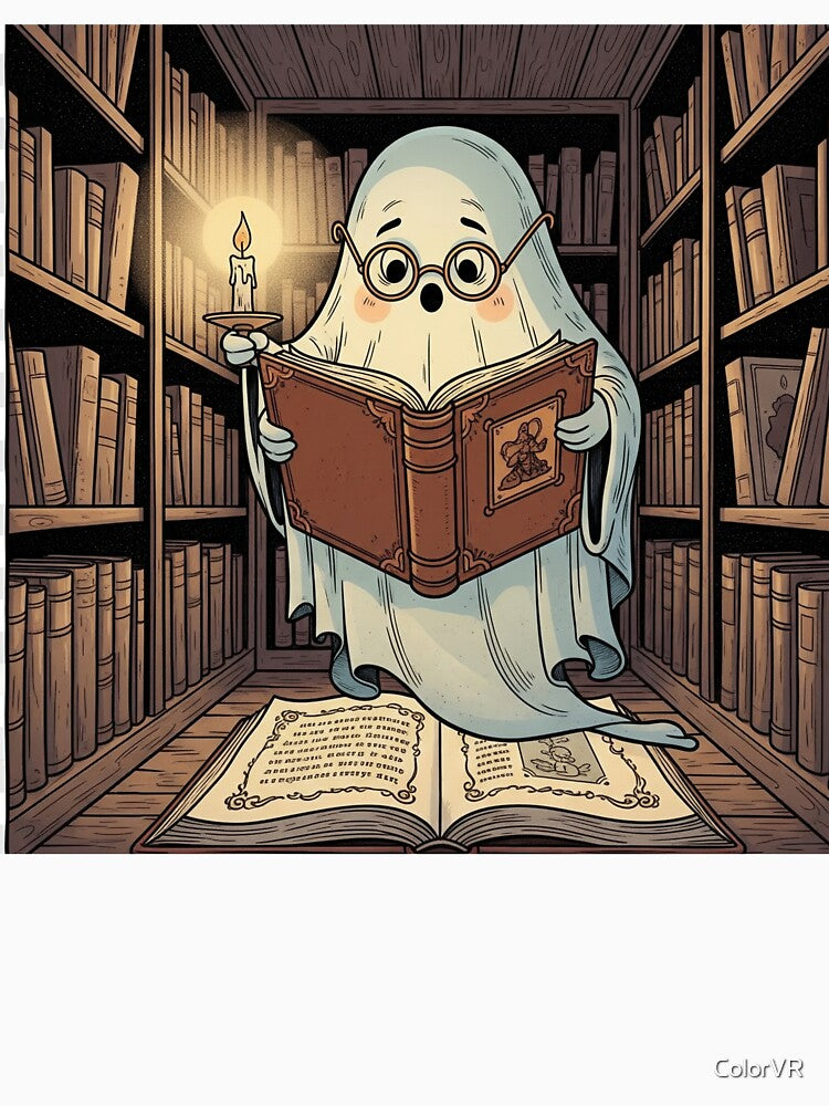 Dark Academia Ghost Librarian by ColorVR