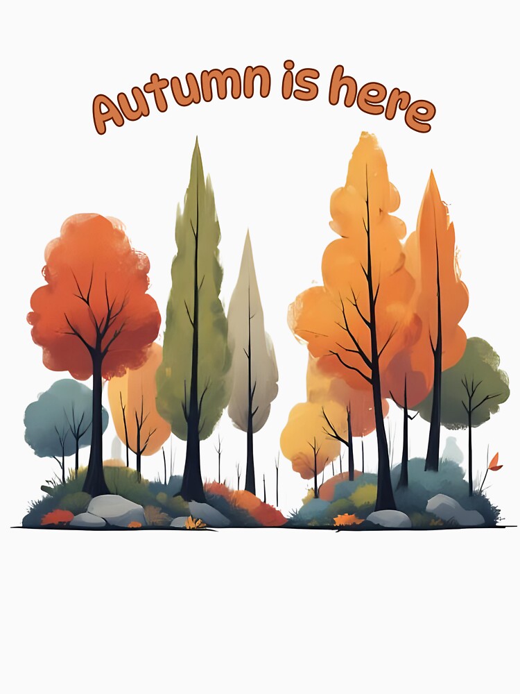 Misty Autumn Forest – Cozy Fall Nature Scene by Pixel--Threads