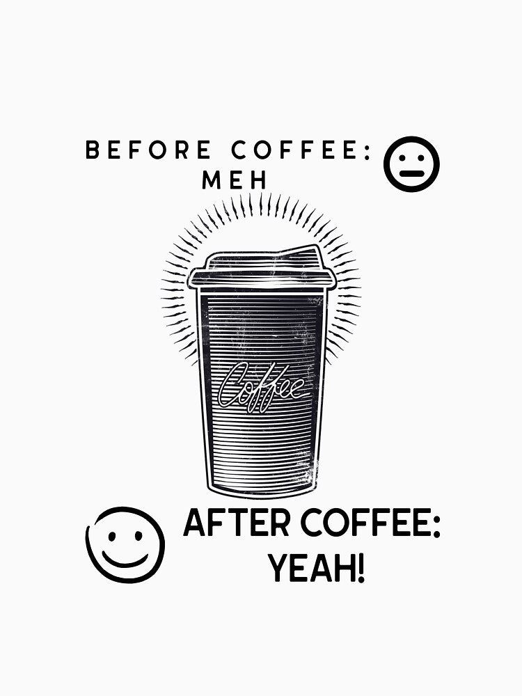 Before Coffee: Meh | After Coffee: Yeah! by sfinchcapod