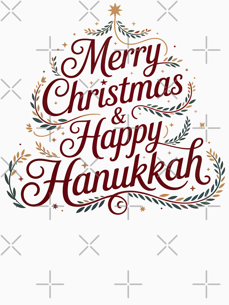 Merry Christmas And Happy Hanukkah by graphic-genie