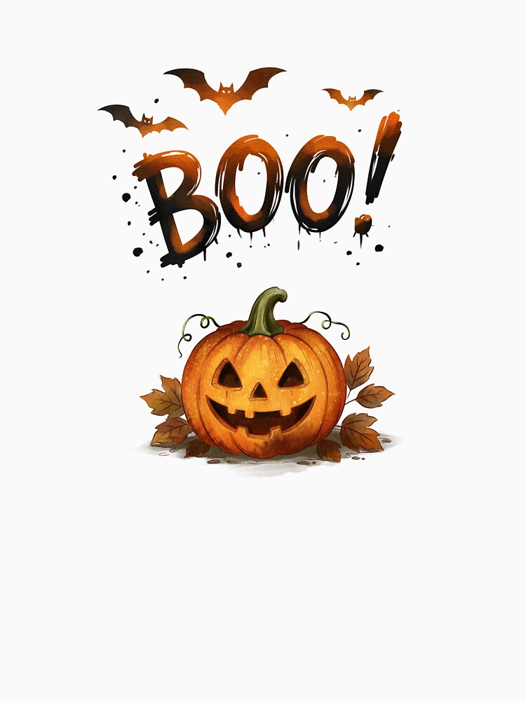 BOO Halloween Pumpkin by Ms. Iryna