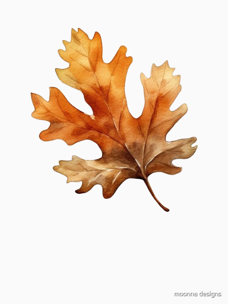 Falling Maple Leaf Autumn by moonna designs