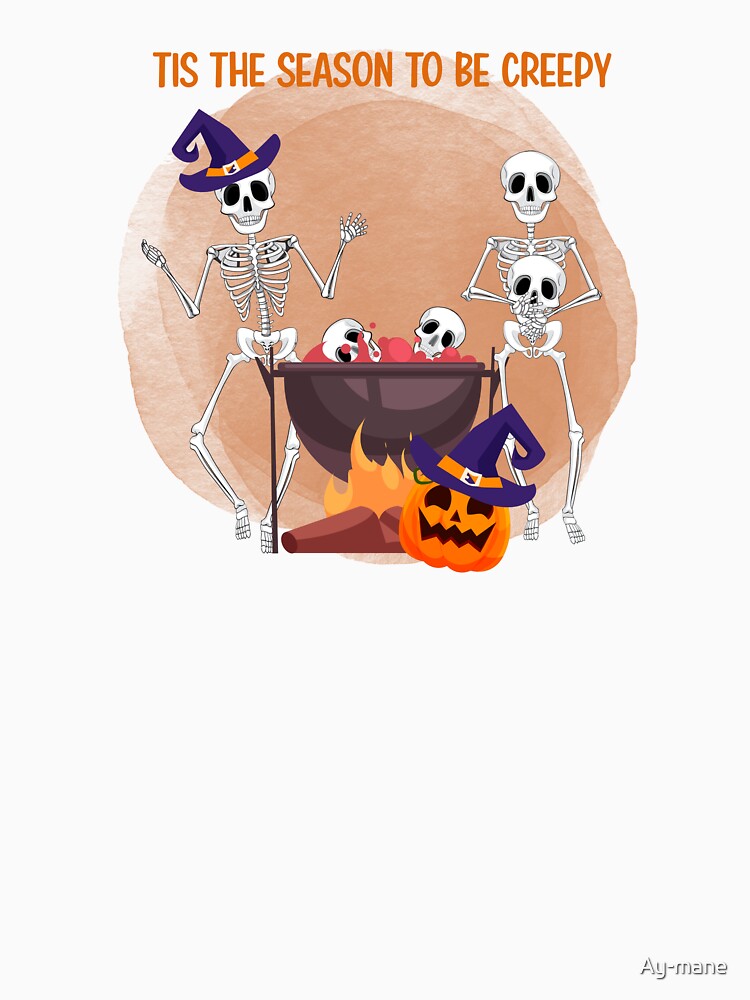 Tis the Season to be Creepy, Dead Inside Halloween, Funny Halloween Shirt by Ay-mane