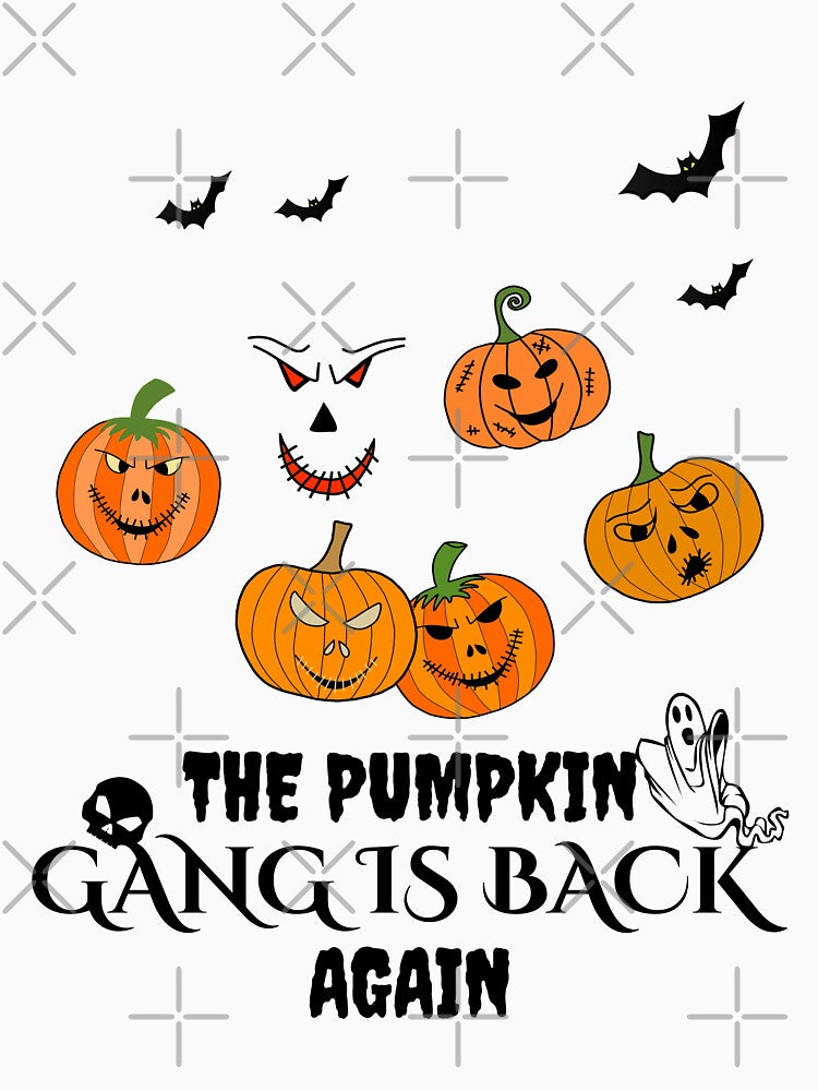 The pumpkin gang is back shirt pumpkin halloween costume by ZiZoZinAA