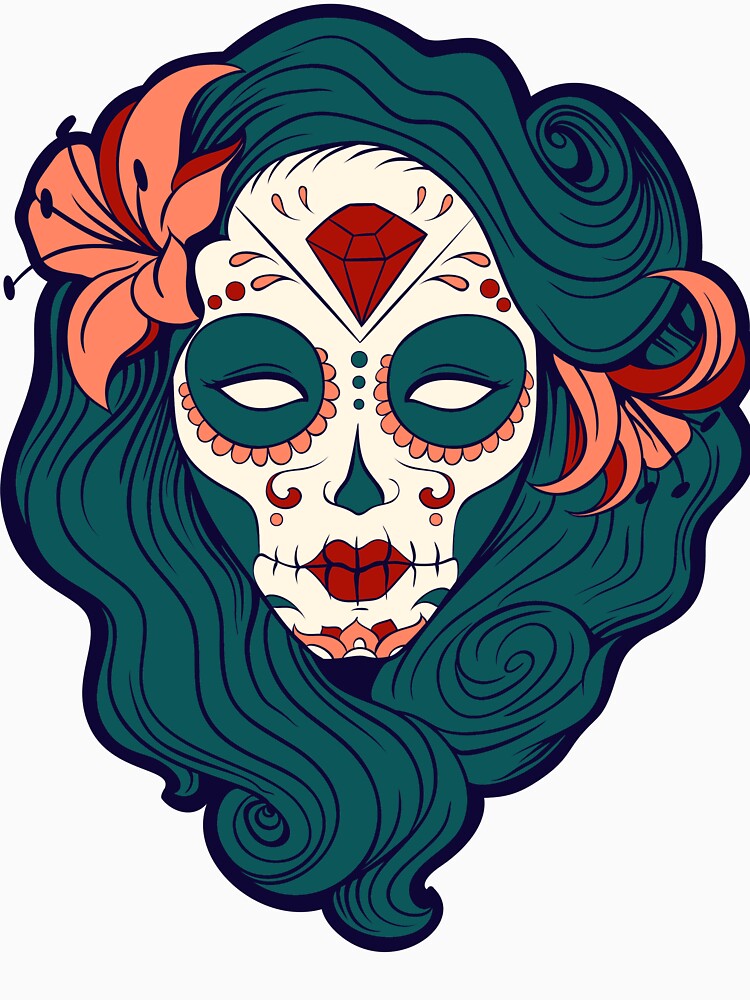 Pinup Sugar Skull by kwin1120