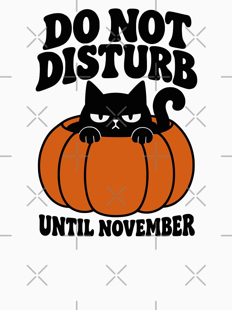 Do Not Disturb Until November Black Cat by MavtM