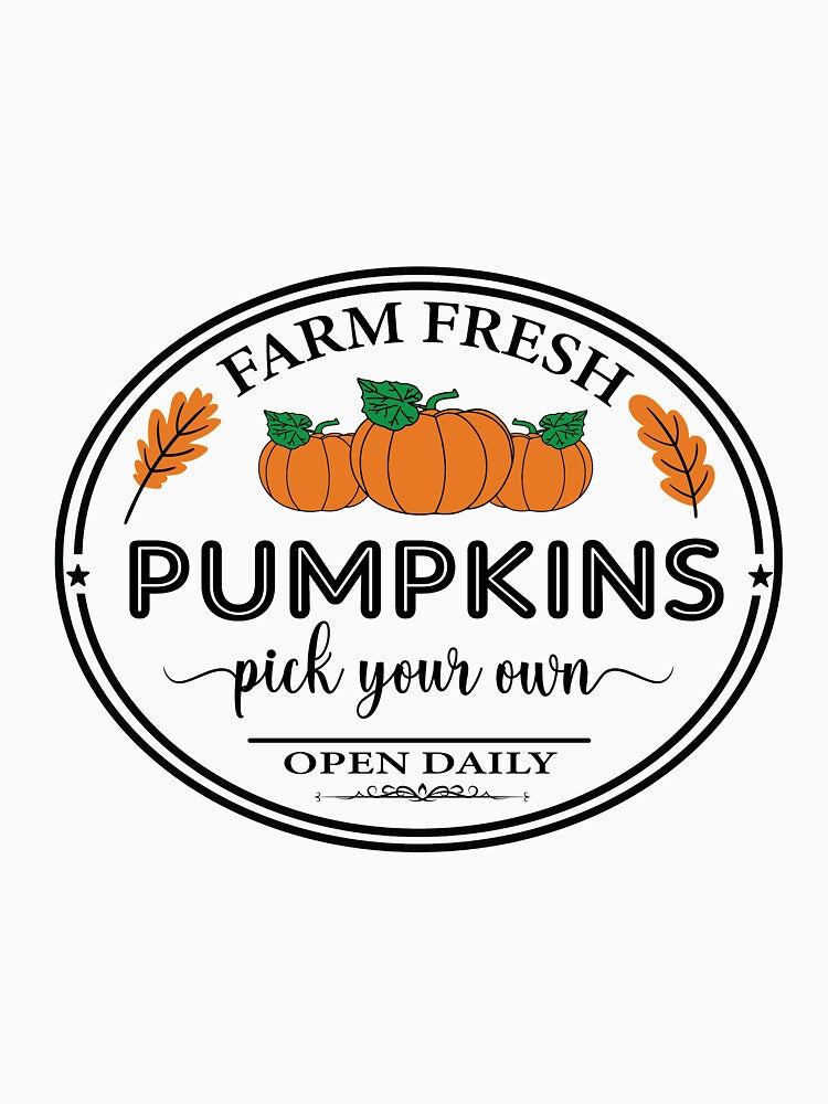 Farm Fresh Pumpkins Sign by CEDRICKFRANK