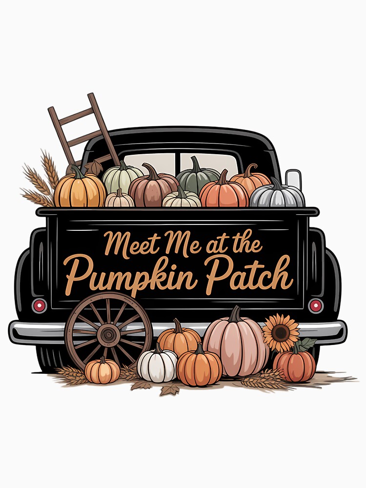 Meet Me at the Pumpkin Patch Fall Truck by DoorwayThreads