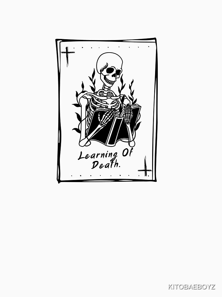 Card Halloween Skeleton The Reader Bookish by KITOBAEBOYZ