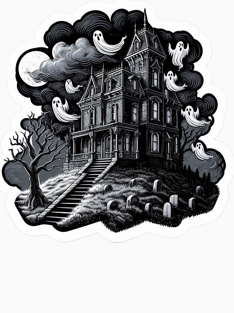 Haunted Mansion Ghostly Night by JavisSRDesign