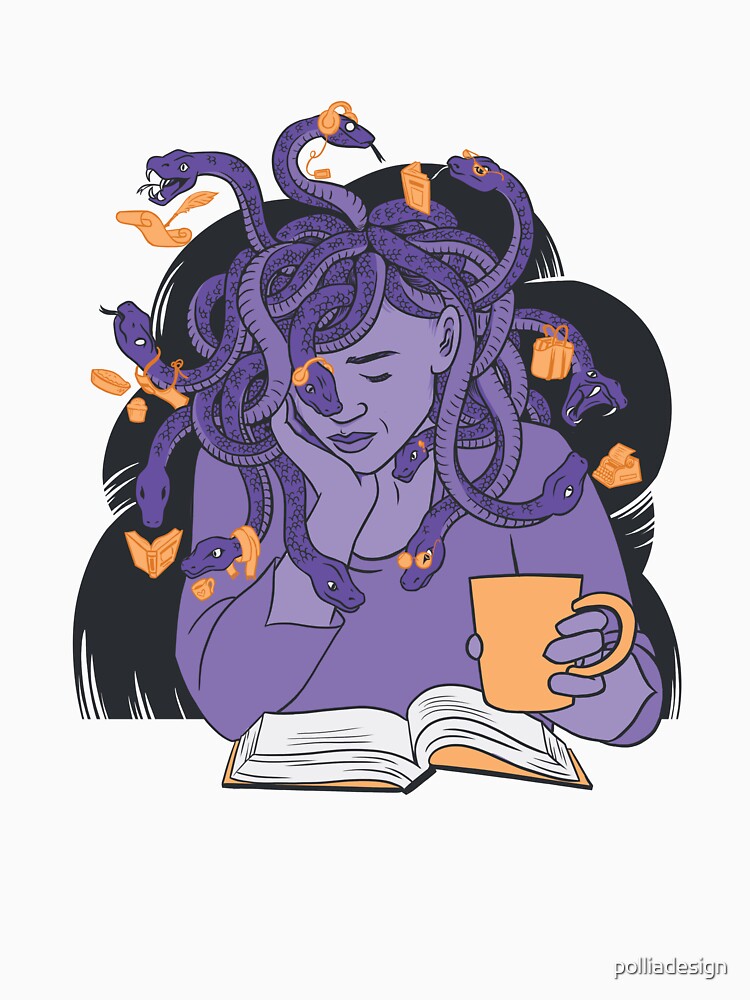 Medusa's Book Club by polliadesign