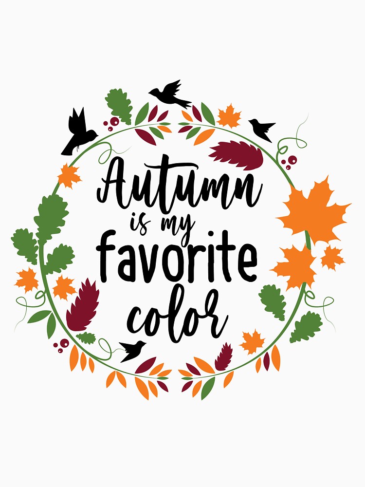 Autumn is my favorite color wreath. Autumn Leaves by mintandbeer