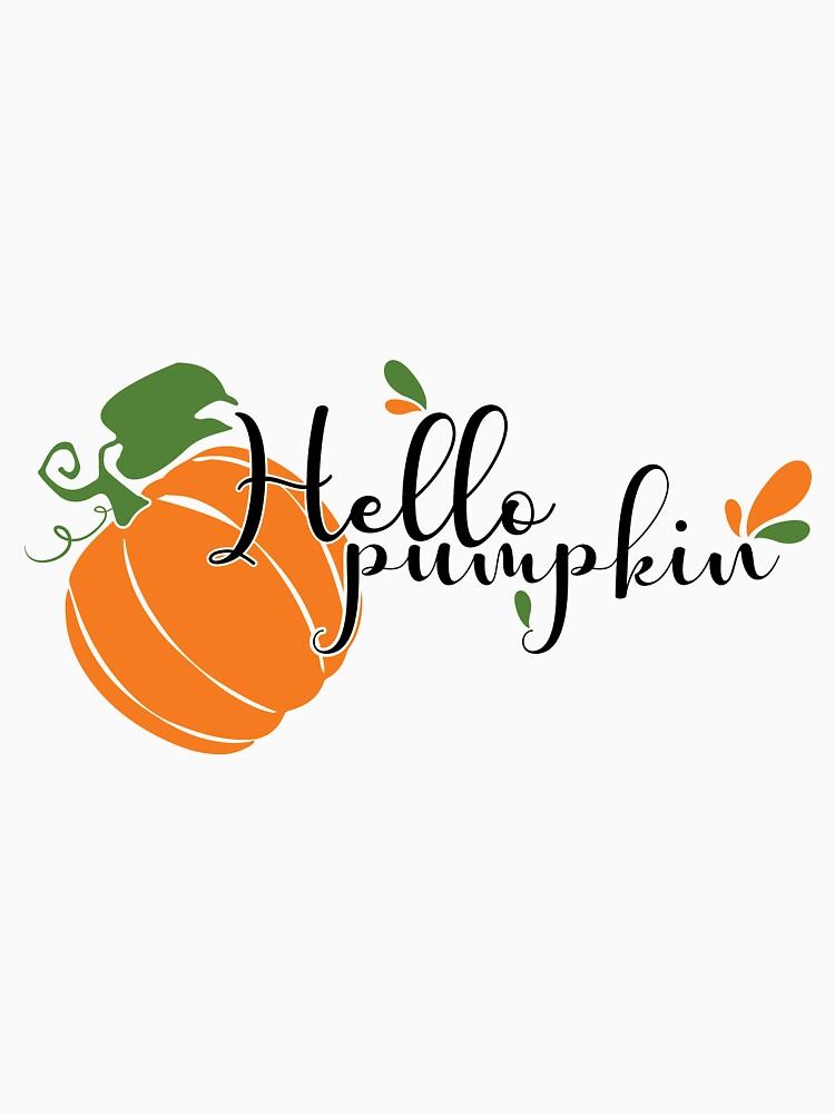 Hello Pumpkin Autumn Design by mintandbeer