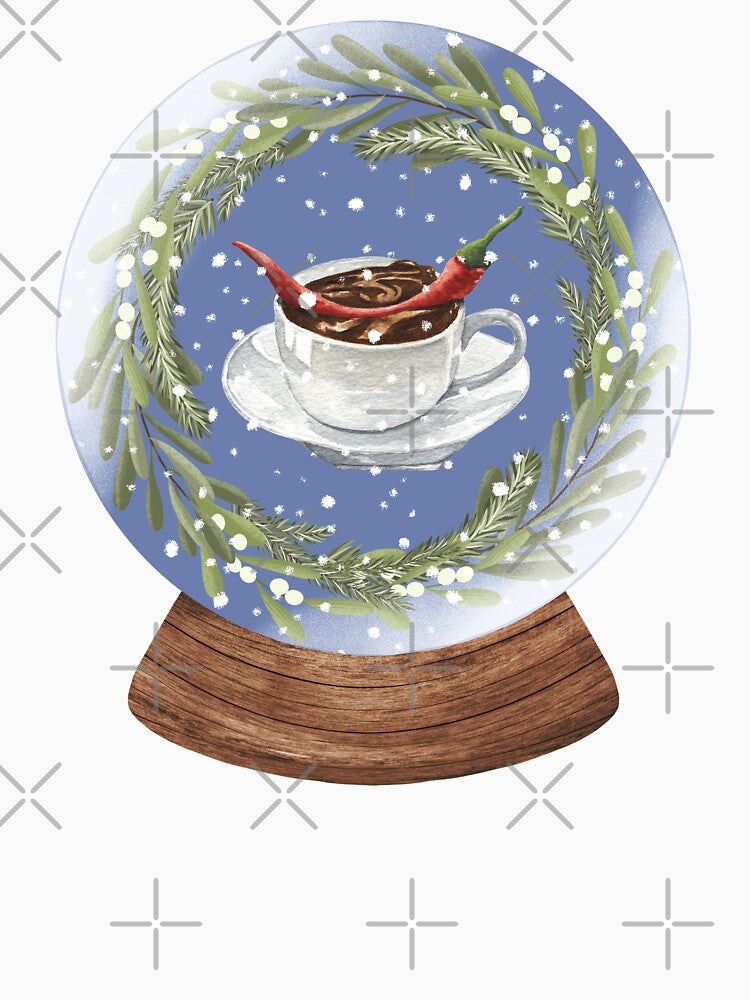 Snow Globe Winter Drinks 7 by TasimaDesign
