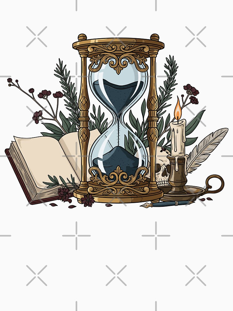 Vintage hourglass dark academia aesthetic by FatBirdie