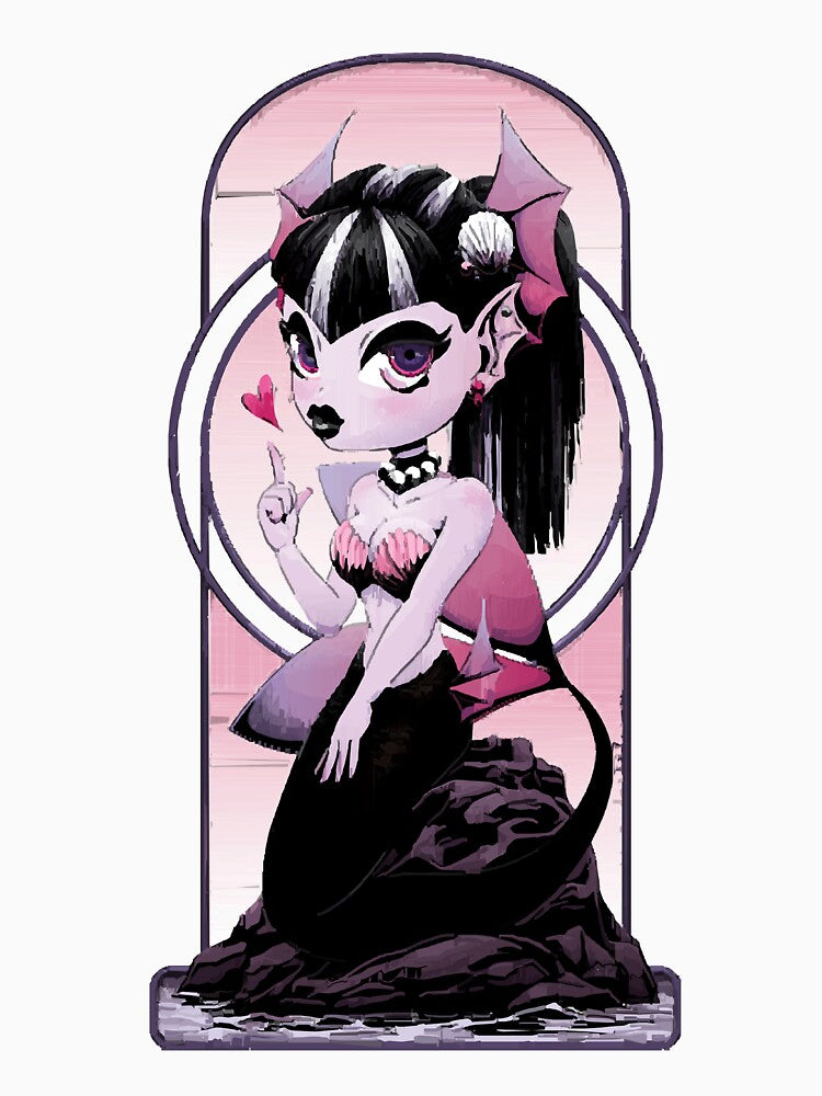 Pastel Goth Mermaid by josephkyqba