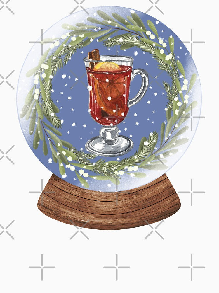 Snow Globe Winter Drinks 2 by TasimaDesign
