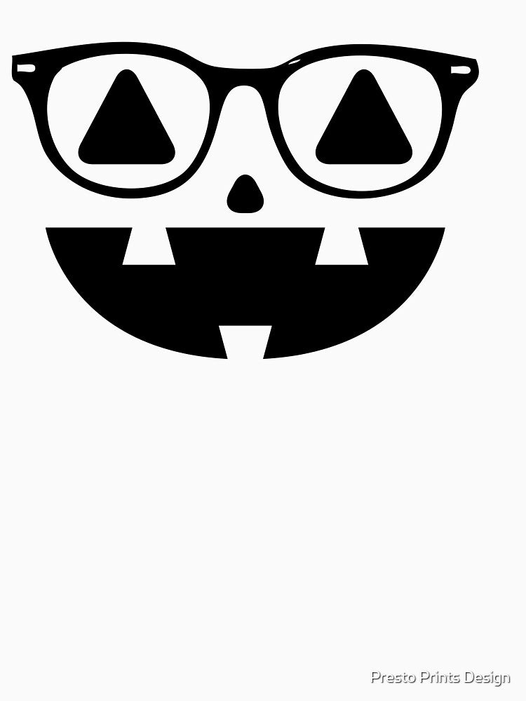 Nerd Pumpkin | Jack O Lantern | Pumpkin Glasses by Presto Prints Design