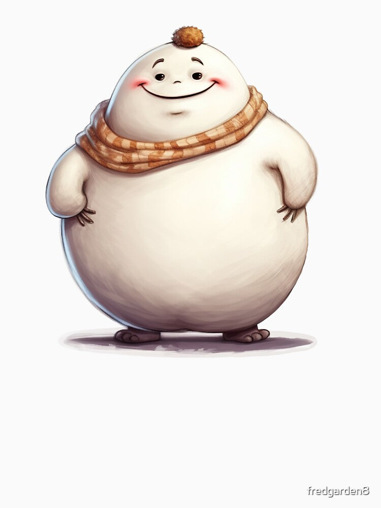 Chubby Snowman During Christmas.   Number  3 by fredgarden8