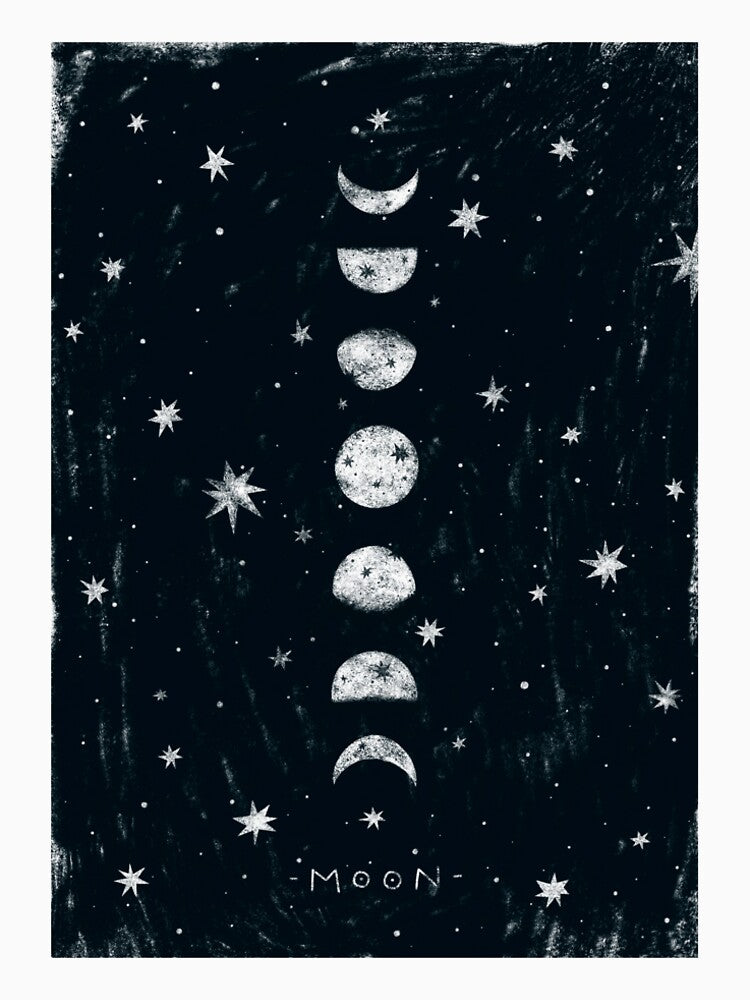 Phases of the Moon by SketchprintsUK