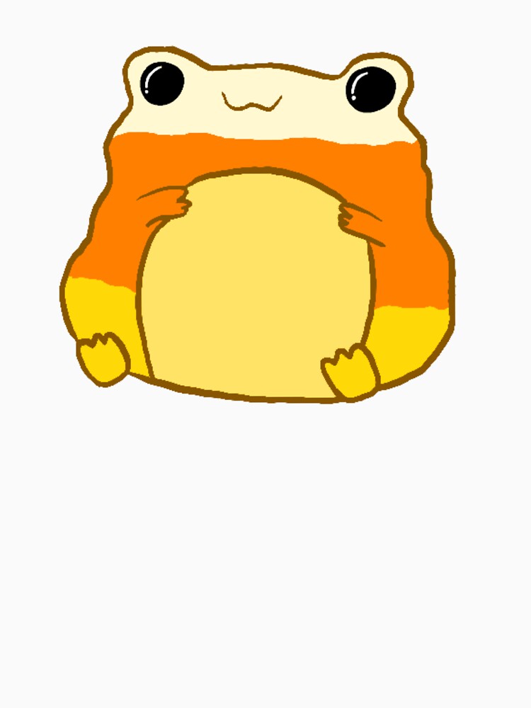 CandyCorn Frog by BookwormBaubles
