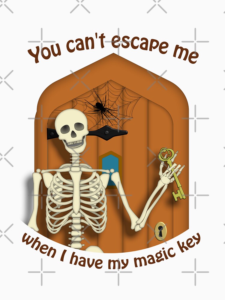 Halloween skeleton with skeleton key by ChimaGraphics