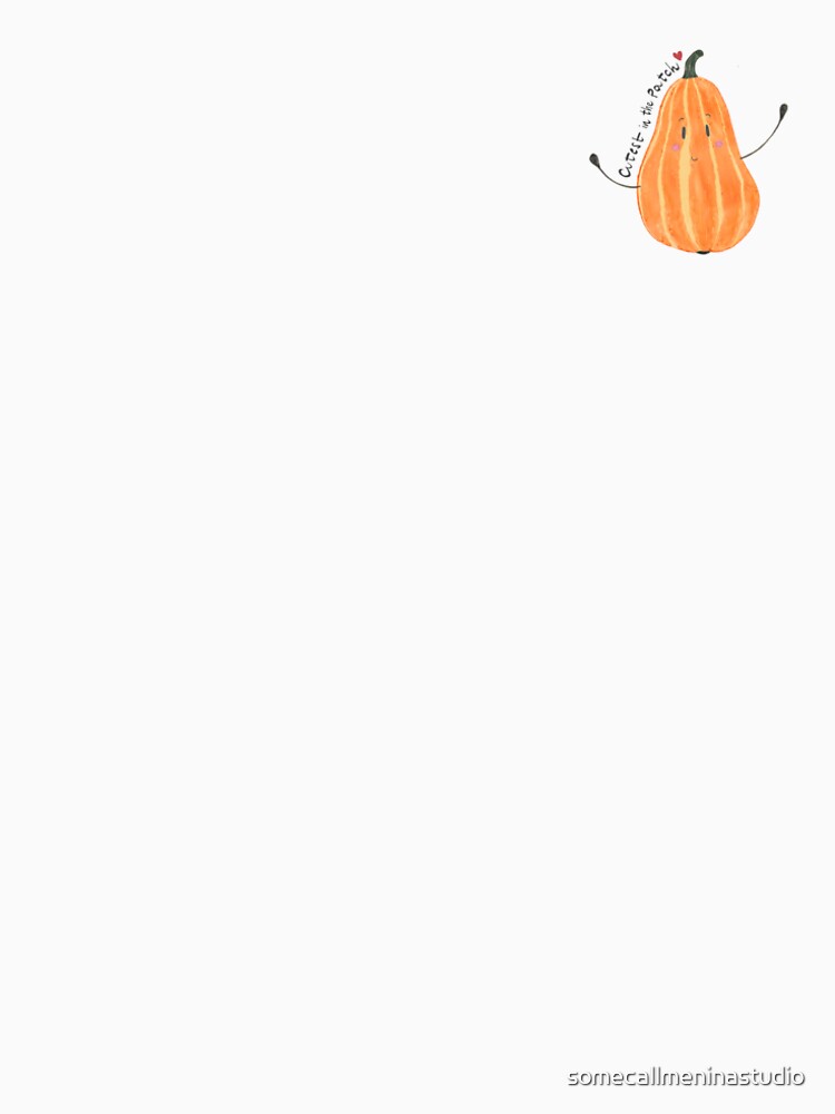 Cutest In The Patch Cute Butternut Pumpkin Design by somecallmeninastudio