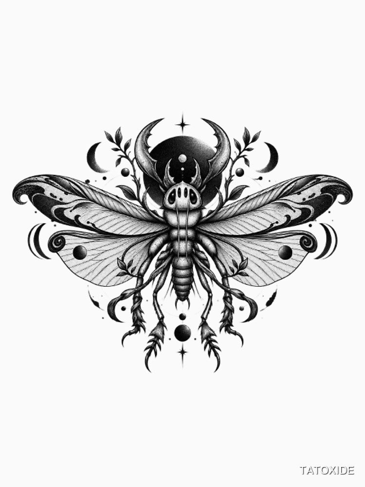 Lunar Moth by TATOXIDE